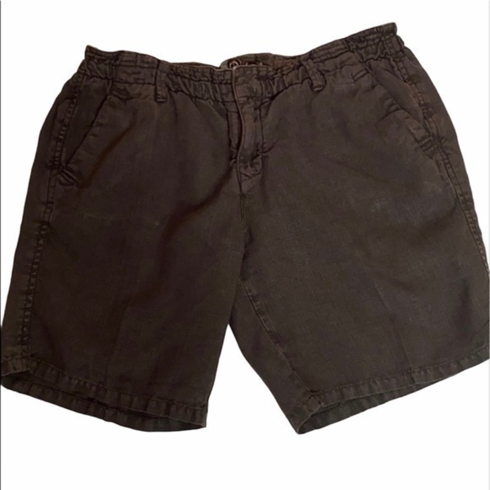 Level 99 Linen Brown Shorts Size 28